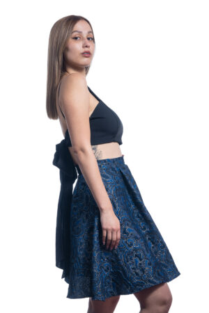Falda Azul y Top